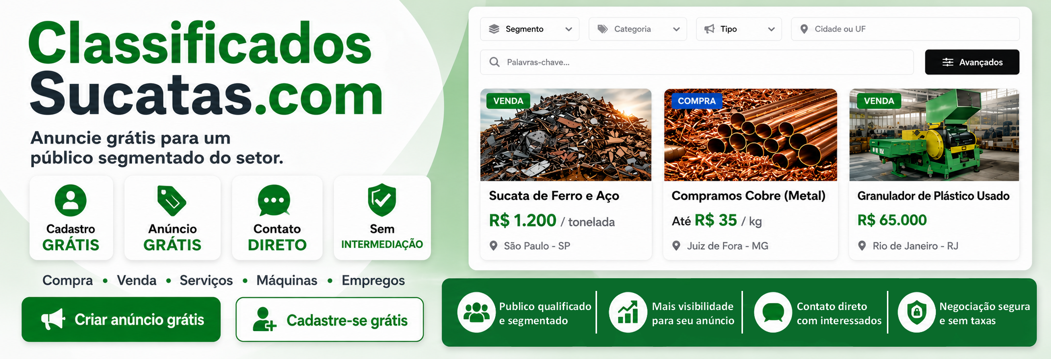 Classificados Sucatas.com