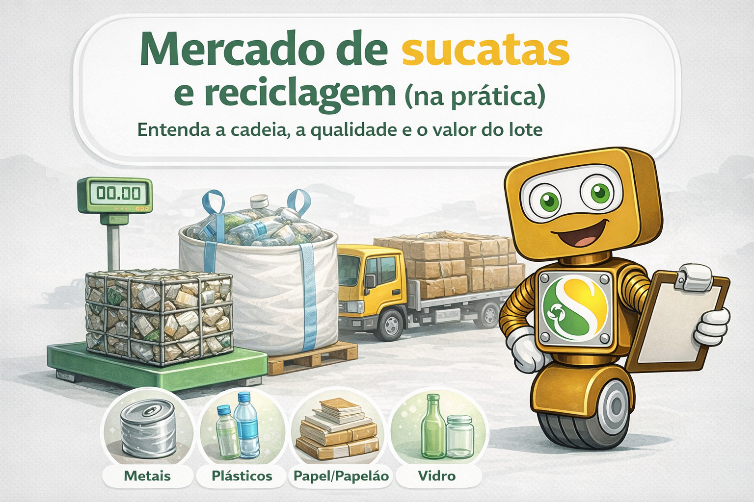 O que é o mercado de sucatas e reciclagem (na prática)?
