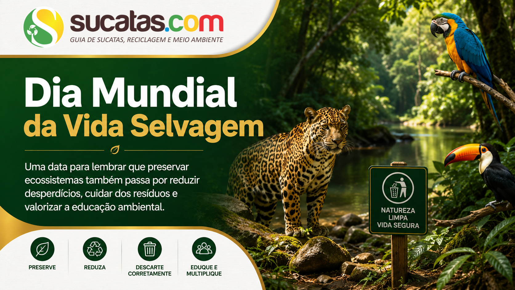 Dia Mundial da Vida Selvagem — 3 de março