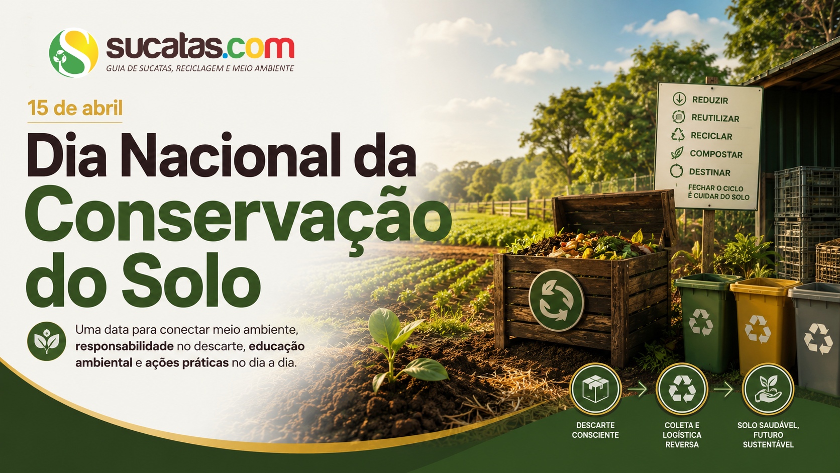 Dia Nacional da Conservação do Solo — 15 de abril