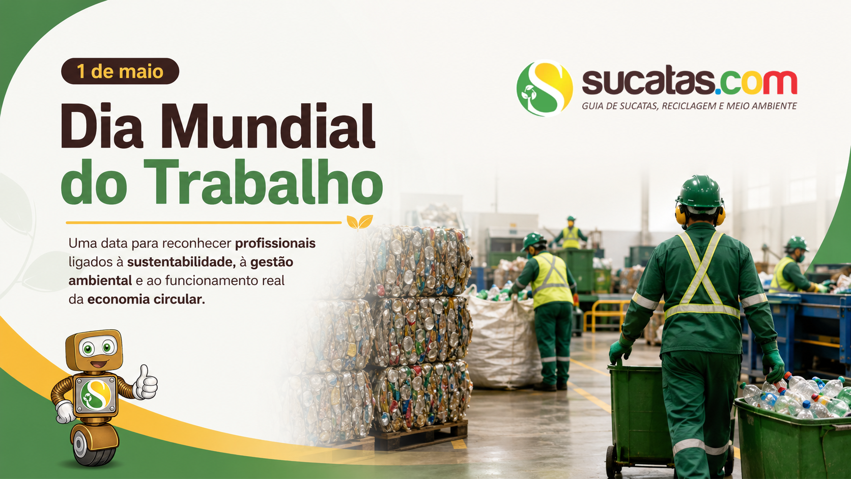 Dia Mundial do Trabalho — 1 de maio