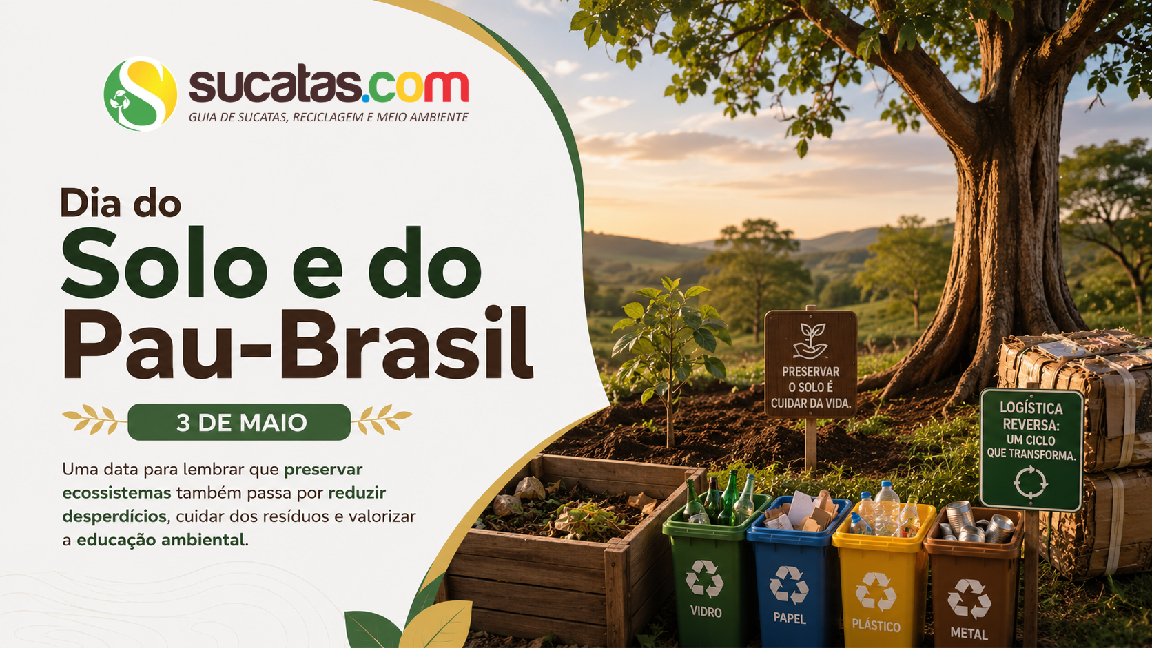 Dia do Solo e do Pau-Brasil — 3 de maio