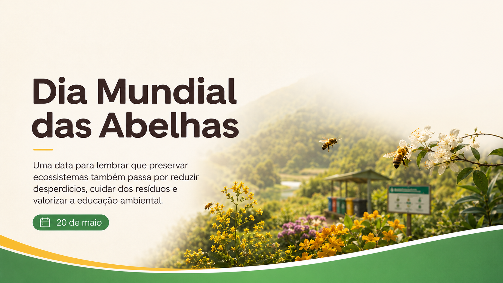 Dia Mundial das Abelhas — 20 de maio